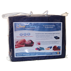 The SleepAway 'perfect travel pillow' is superbly comfortable, hygenic, and the mild contour encourages the spine's natural alignment.